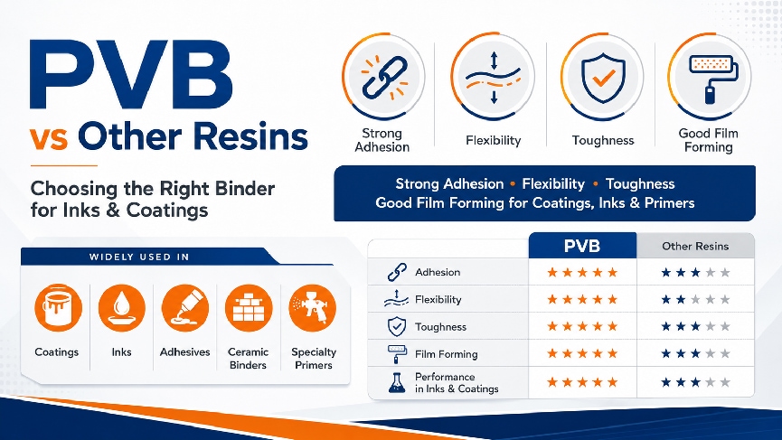 Polyvinyl Butyral vs Other Resins: How to Select the Right Binder for Inks and Coatings